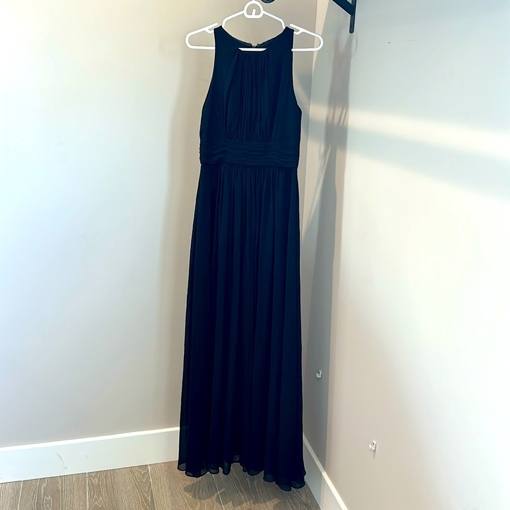 Black long gala dress
